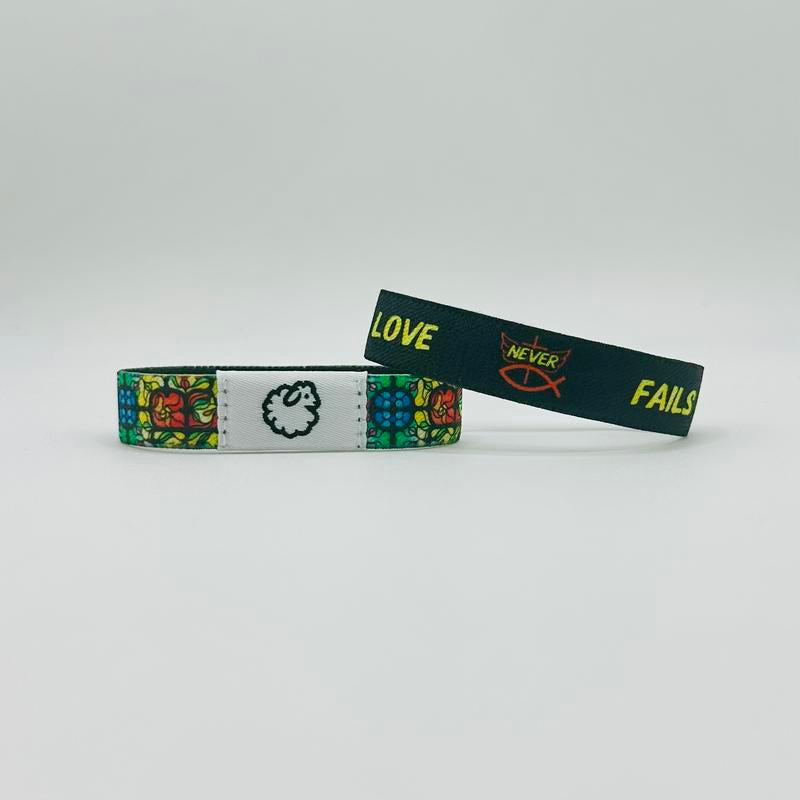 Daily Bible Verse Bracelet Daily Sheepy Bible Verse Christian Bracelet -Jesus Is King